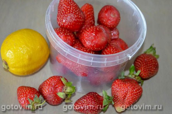 Лимонад с клубникой Лимонад с клубникой