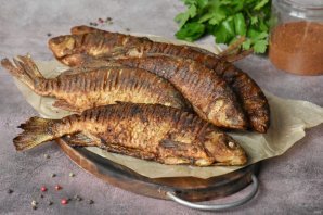 Жареный чебак