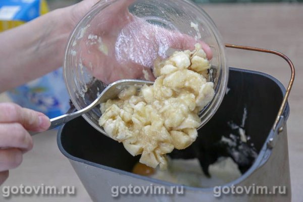 Банановый кекс в хлебопечке