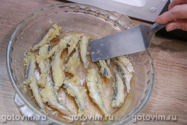 Мойва в хрустящем кляре в микроволновке 