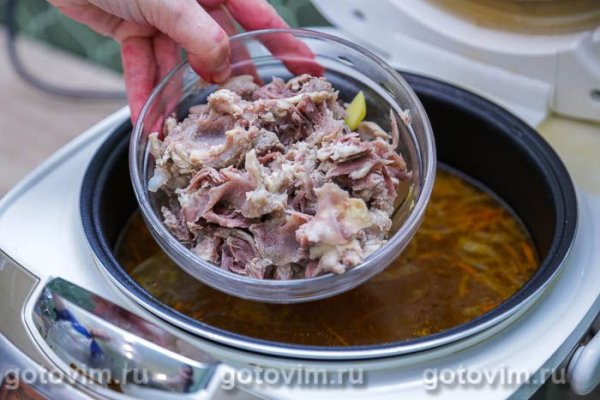 Борщ с вареной свеклой в мультиварке