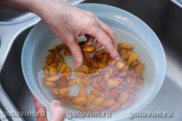 Миндаль в сахаре в микроволновке