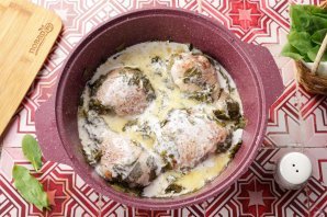 Курица с щавелем Курица с щавелем