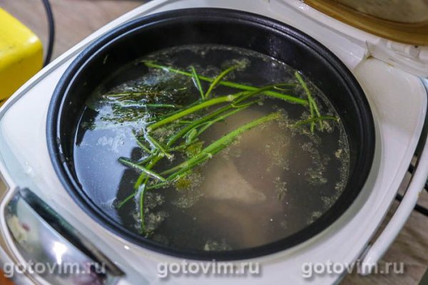 Суп с говядиной и щавелем в мультиварке Суп с говядиной и щавелем в мультиварке