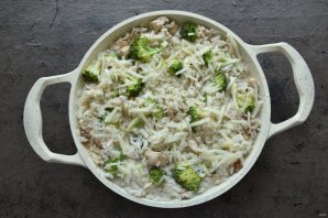 Рисовая запеканка с брокколи Рисовая запеканка с брокколи