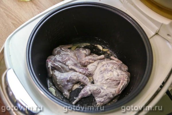 Перепела тапака в мультиварке