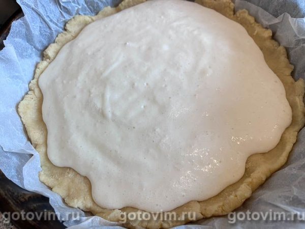 Королевская ватрушка с творогом и вишней