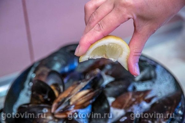 Черноморские мидии с рисом и овощами