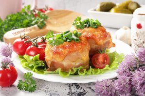 Картофель с беконом в духовке