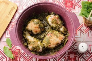 Курица с щавелем Курица с щавелем
