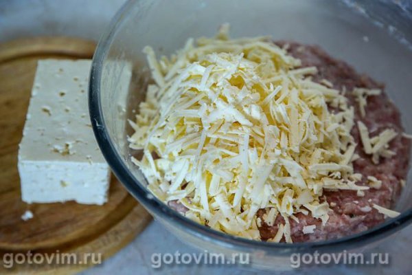 Котлеты из свинины и курицы с сыром чанах Котлеты из свинины и курицы с сыром чанах