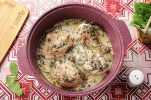 Курица с щавелем Курица с щавелем