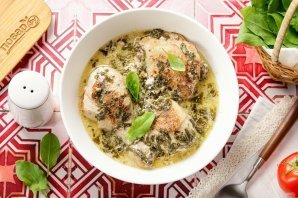 Курица с щавелем Курица с щавелем