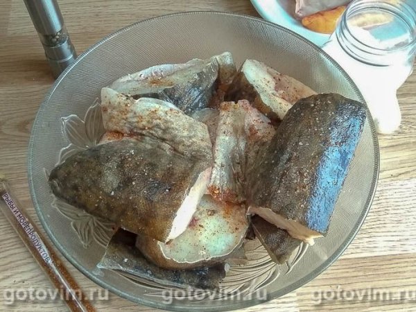 Налим на мангале