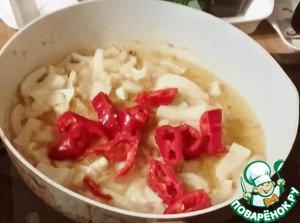 Лапша с осьминогом