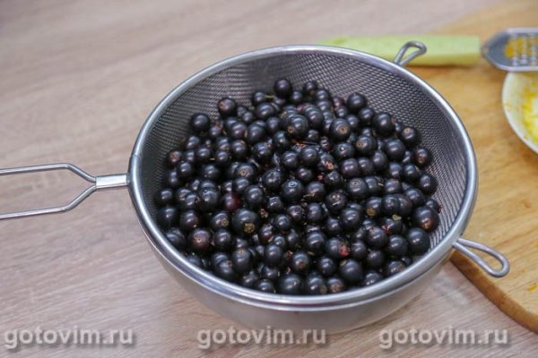 Варенье из чёрной смородины с апельсином в микроволновке