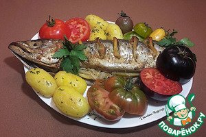 Духовая скумбрия, запеченная в пакете Духовая скумбрия, запеченная в пакете
