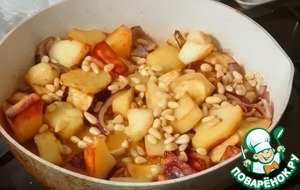 Треска с чечевицей и картофелем Треска с чечевицей и картофелем