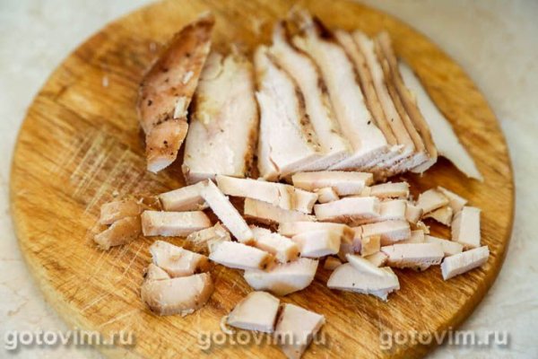 Окрошка на квасе с курицей и цветной капустой Окрошка на квасе с курицей и цветной капустой