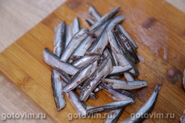 Сухой посол хамсы с ароматным маслом