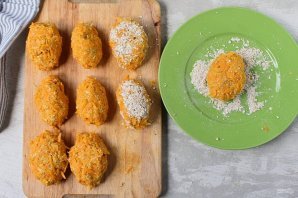 Постные котлеты из тыквы Постные котлеты из тыквы