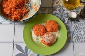 Постные котлеты из моркови Постные котлеты из моркови