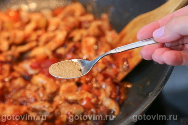 Свиная поджарка со сливой Свиная поджарка со сливой