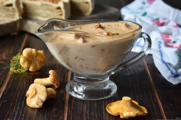 Грибной соус с лисичками Грибной соус с лисичками