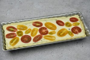 Тарт с черри и сыром Тарт с черри и сыром