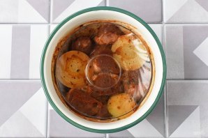 Шашлык из сердечек индейки Шашлык из сердечек индейки