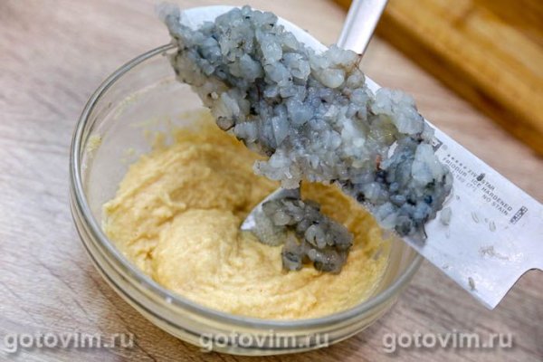 Клецки из манки с креветками Клецки из манки с креветками
