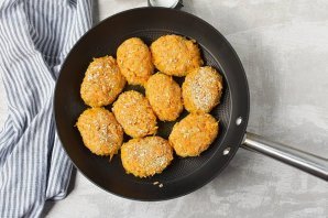 Постные котлеты из тыквы Постные котлеты из тыквы