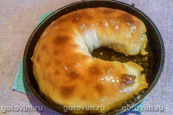 Пирог-рулет «Яблочный рог» Пирог-рулет «Яблочный рог»