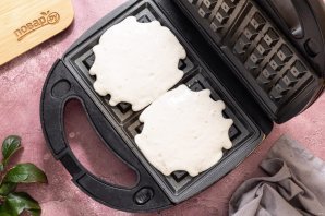 Бельгийские вафли без яиц Бельгийские вафли без яиц