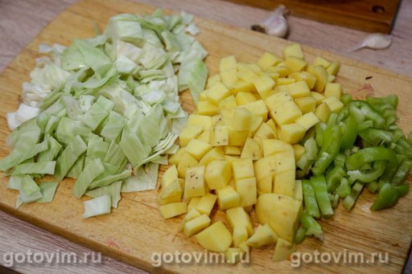Борщ с фасолью в мультиварке