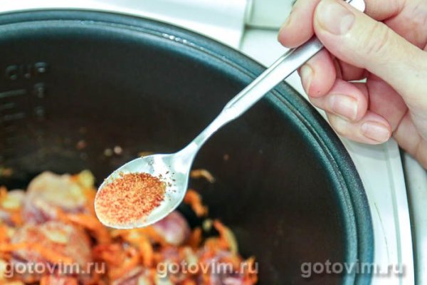 Плов с куриной печенью в мультиварке Плов с куриной печенью в мультиварке