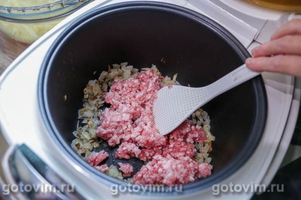 Бризоль из мясного фарша в мультиварке