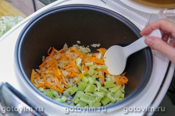 Борщ с фрикадельками в мультиварке 