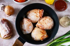 Курица в остром соусе