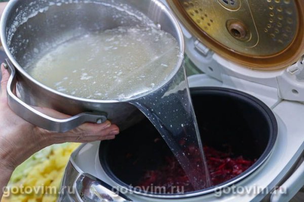 Борщ с фасолью в мультиварке