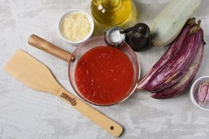 Запеканка из кабачков и баклажанов Запеканка из кабачков и баклажанов