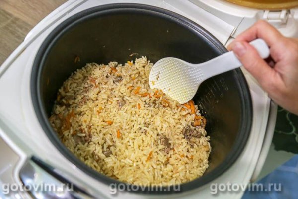 Плов с куриной печенью в мультиварке Плов с куриной печенью в мультиварке